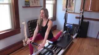 Vital Psoas amp Pilates Reformer Eves Lunge [upl. by Nitsruk]