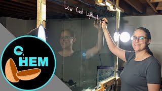 How to Make a Low Cost Lightboard for Online Teaching [upl. by Nifares596]