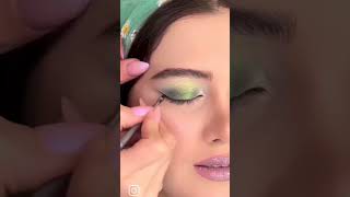 beautiful green eye makeup tutorial ♥️♥️😍 [upl. by Leeanne]