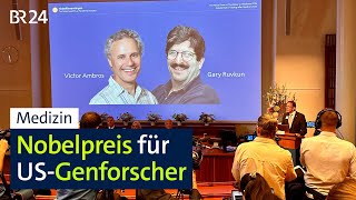 Medizin Nobelpreis für USGenforscher  BR24 [upl. by Arliene]