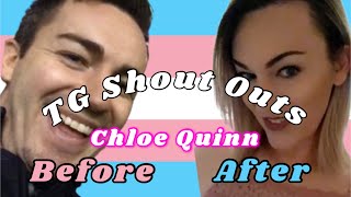 Transgender Shout Outs 0019 🏳️‍⚧️ Chloe Quinn HRT Male To Female Transition Timeline [upl. by Brower]