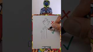 Drawing A Hand😍😍 shortsfeed shorts trending ytshorts [upl. by Sirob]