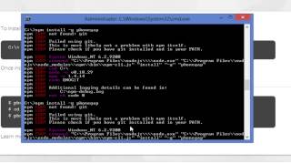 SoluçãoComo instalar o phonegap no Windows 8 Seven e outros [upl. by Dulla30]
