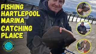 Hartlepool Marina Catching Big Plaice [upl. by Dinerman145]