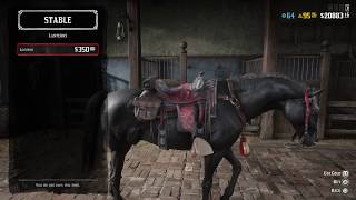 Red Dead Redemption 2 Fastest Speed Horse buying Overpower Stats [upl. by Llenaj]