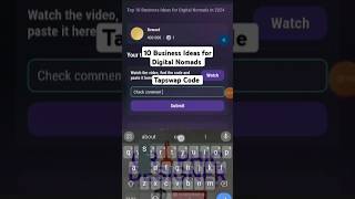 10 Business Ideas for Digital Nomads Tapswap Code [upl. by Diaz294]