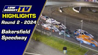 Bakersfield Speedway Highlights  31624 [upl. by Levin]