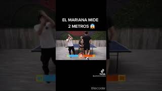 El Mariana mide 2 metros 😱  Shorts [upl. by Knorring]