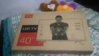 TCL LED TV 40quot L40D3000  Unboxing amp Review [upl. by Ainex]