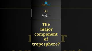 What is the major component of troposphere [upl. by Devona]