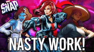 THIS BLACK WIDOW DECK IS UNDERRATED NASTY TECH  MARVEL SNAP [upl. by Ainedrag680]