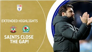 SAINTS CLOSE GAP  Southampton v Blackburn Rovers extended highlights [upl. by Namor87]