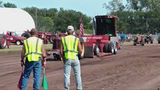 Massey Harris 44 pulling 5000 Div II at Newcastle NE 2024 [upl. by De]