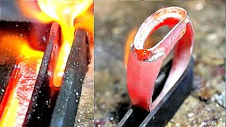 this is how i make silver rings for men  handmade jewelry [upl. by Inavoig923]