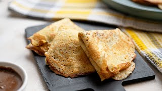 Easy Keto Crepes Recipe Only 5 Ingredients [upl. by Tipton986]