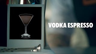 VODKA ESPRESSO DRINK RECIPE  HOW TO MIX [upl. by Ahsiekat]