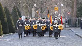 Yorckscher Marsch  Preußens Gloria 19012023 Schloss Bellevue [upl. by Nomihs]