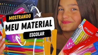 Mostrando meu Material Escolar 2024 ✨ materialescolar voltaasaulas youtubecreators 2024 [upl. by Hamish648]