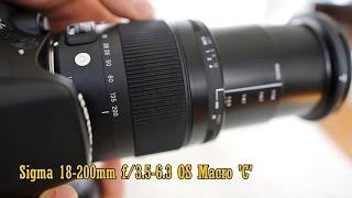 Sigma 18200mm f3563 OS Macro C lens review with samples [upl. by Iddet]