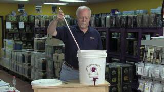 Winemaking Lesson 12  Starting the primary fermentation [upl. by Meesak]