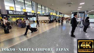 🛬🎌Tokyo  Narita Airport Arrival to Immigration 4k 🎌 🛬 [upl. by Lorenz452]