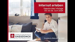 Das Gaesdoncker Internatsleben erleben [upl. by Venuti61]