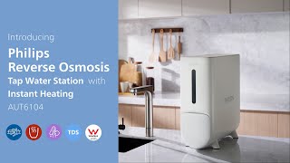 Philips Reverse Osmosis Purification Tap Water Station Hot AUT6104 [upl. by Ayotan]