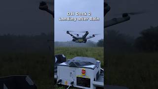 Can the DJI Dock 2 Handle Wet Conditions Watch Its Impressive Landing 📹 Halorobotics [upl. by Arawaj125]