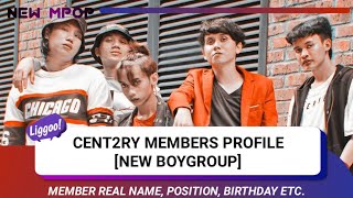 CENT2RY  New Malaysia Boygroup full name birthday etc [upl. by Ordnas]