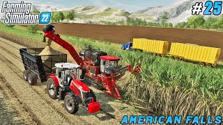 Tillage and Sowing A New Course in Sugar Production  American Falls Farm  FS 22  Timelapse 25 [upl. by Lenneuq]