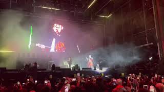 Jhay Cortez x Ivan Cornejo  Está Dañada Remix live  Coca Cola Flow Fest 2021 CDMX [upl. by Yur]