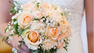 Babys Breath and Rose Wedding Bouquet [upl. by Michell]