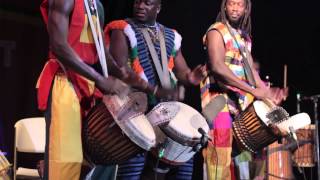 Jalikunda African Drums take the Montserrat African Music Festival by storm [upl. by Assirok614]