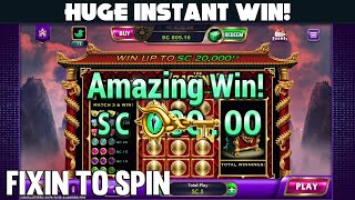 HUGE INSTANT WIN  DRAGON KEY 🗝️ Luckyland Slots [upl. by Ecirual]