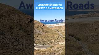 Twisty Mountain Road to Puerto de Mazarrón in Murcia Spain shorts [upl. by Drape31]