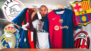 JE TE PRESENTE LES PLUS BEAUX MAILLOTS DE LA SAISON 20242025  OM PSG BARÇA REAL [upl. by Perla493]