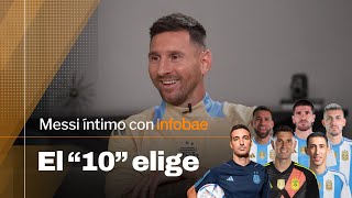 MESSI ELIGE desde a quién de la scaloneta NO le imitaría el look hasta con quién se iría de joda [upl. by Ber42]