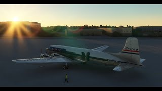 Microsoft Flight Simulator PMDG DC6B Boston to ChicagoNOT IN A HOT TUB [upl. by Euqinotna]