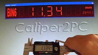 Caliper with 4 buttons Digital Read Out BIN6 [upl. by Aihsekan318]