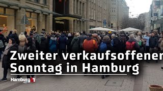 Zweiter verkaufsoffener Sonntag Rund 350000 Besucher in der Innenstadt [upl. by Prissie]