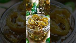 Candied Jalapeños 🟩 shorts recipe food jalapeño [upl. by Secilu157]