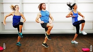 30Minute NoEquipment Bodyweight Bootcamp Workout  Class FitSugar [upl. by Aihsatal227]