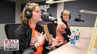 Erika Brannock Throws Out Orioles First Pitch Talks Recovery [upl. by Nowahs]