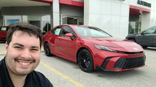 2025 Toyota Camry SE AWD in Supersonic Red [upl. by Udella526]