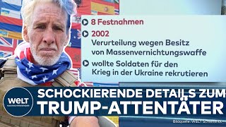 USA Erneutes Attentat auf Donald Trump Neue SchockDetails zum mutmaßlichen Angreifer [upl. by Desireah125]