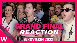 Eurovision 2022 Live reaction to grand final results [upl. by Croner]