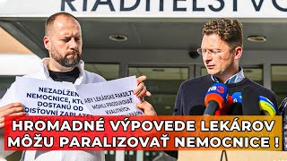 Kríza v nemocniciach Lekári podávajú výpovede hromadne [upl. by Galliett174]