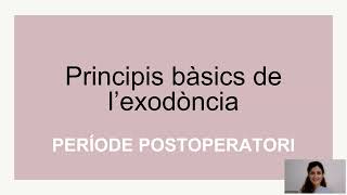 Principios básicos de la exodoncia Periodo postoperatorio [upl. by Piselli]