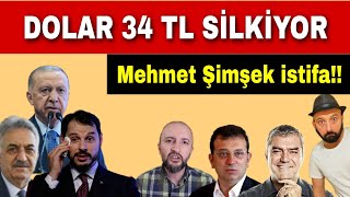 özgür özel Dolar 34 TL Mehmet Şimşek istifa Cevheri Güven Fakir fukara bugün [upl. by Ebner]