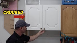 How To Align  Adjust Cabinet Door Hinges European style hinges [upl. by Aivila]